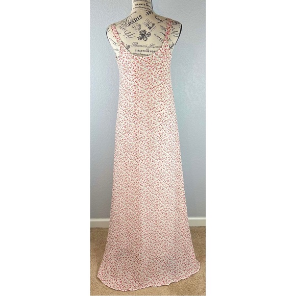 Mickey & Jenny Y2K / 90’s Ditsy Floral Print Maxi Sundress, size XS - Picture 6 of 8